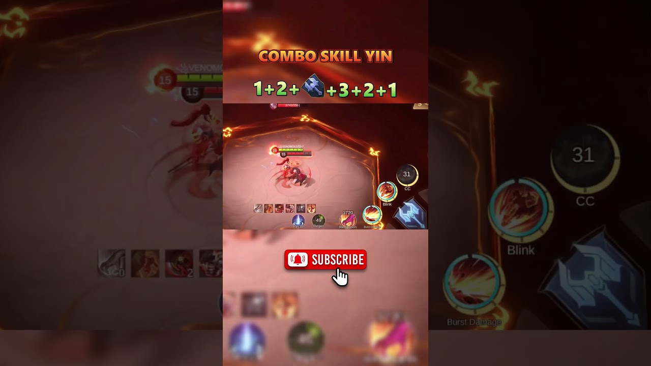 ✅ Yin tutorial combo skill burst damage mobile legends by Hiipidipi