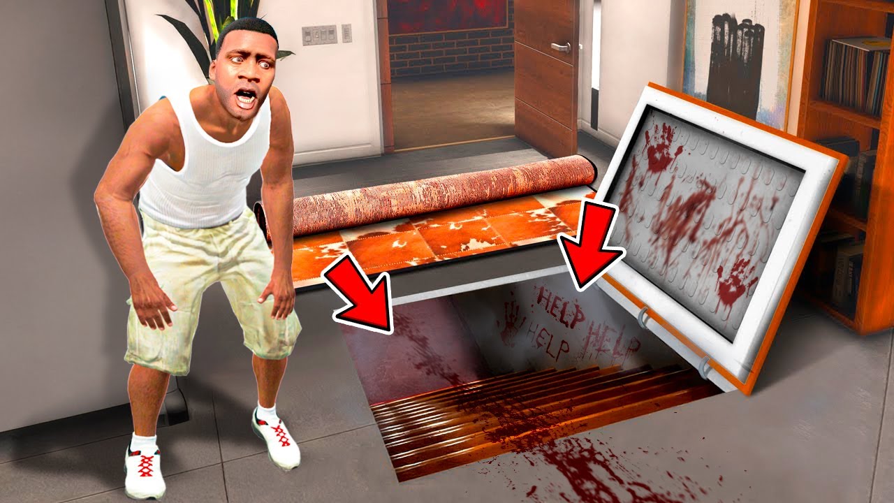 ENCONTRÉ la HABITACIÓN SECRETA de FRANKLIN en GTA 5! (Miedo)
