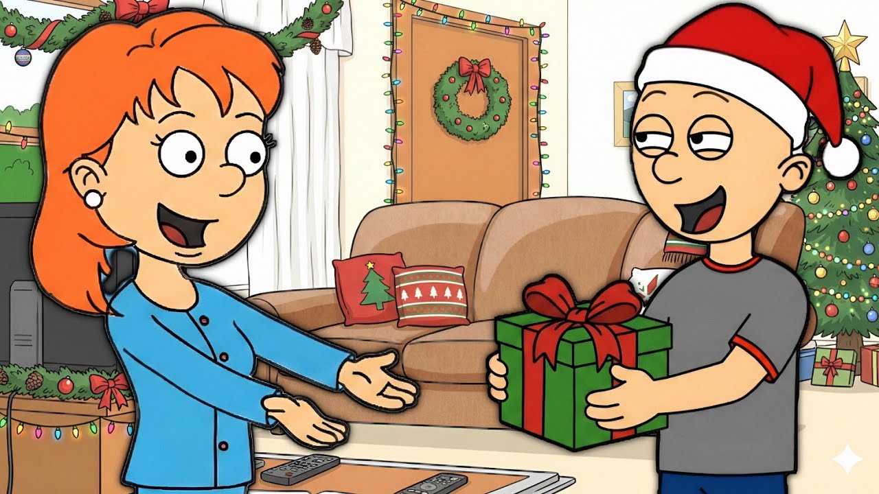 Classic Caillou Behaves on Christmas Day | Ungrounded 
