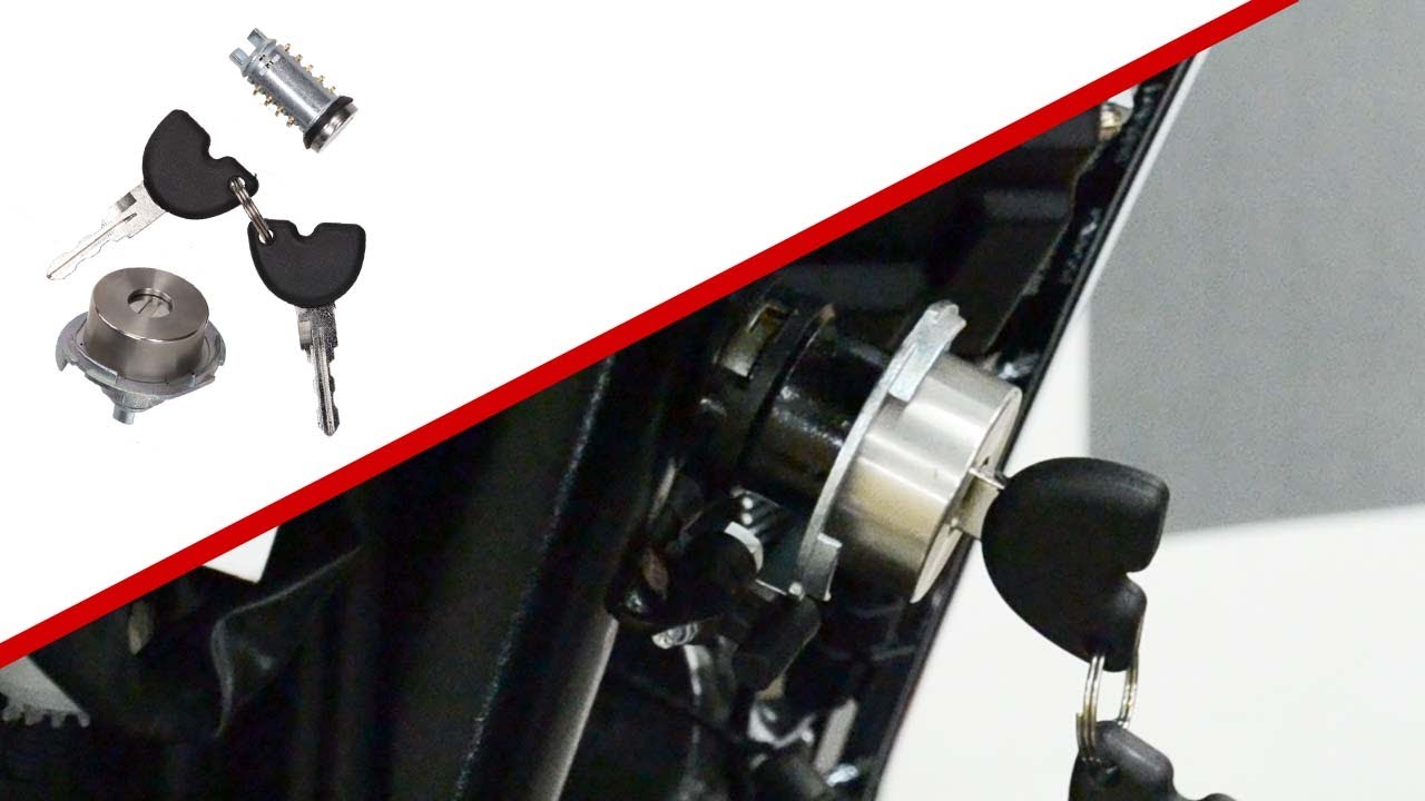 Contactslot set anti-diefstal monteren | Vespa Sprint
