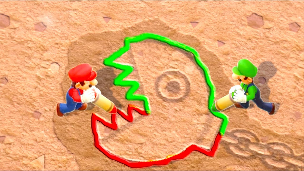 Mario Party Superstars Minigames - Luigi Vs Mario Vs Daisy Vs Peach (Master Difficulty)