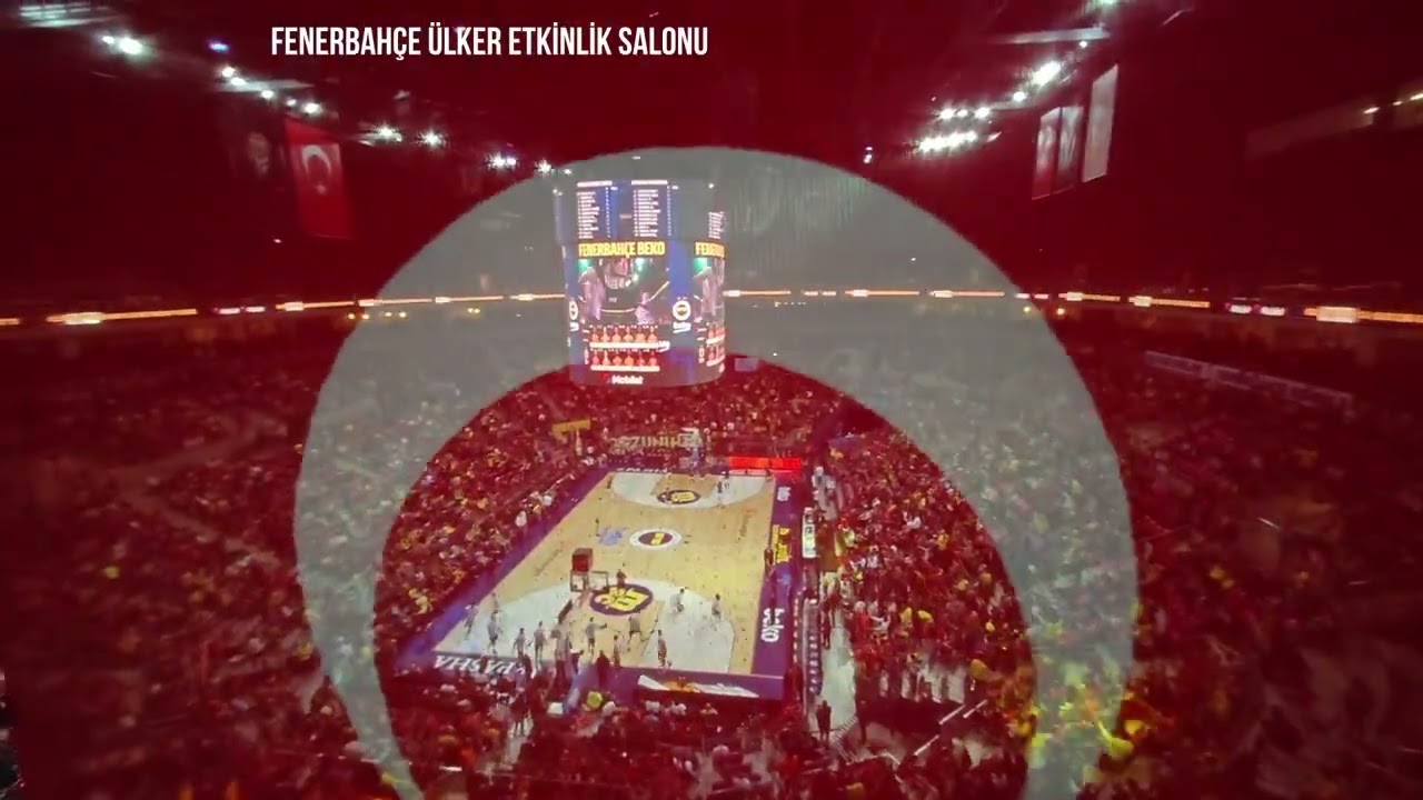 Fenerbahçe Ülker Spor ve Etkinlik Salonu Bayrak Sevgisi