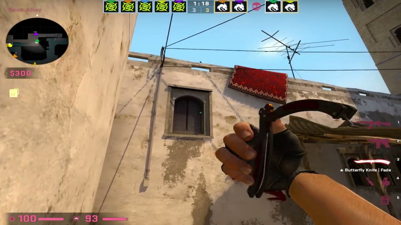 CSGO POV Spirit magixx (25/7) vs NIP (mirage) @ ESL Pro League Season 16