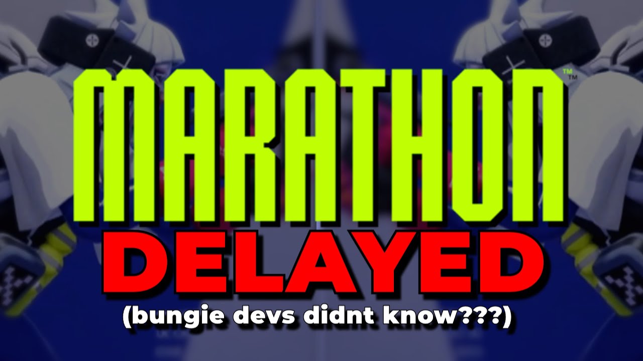 Marathon Officially Delayed - 2026 Release.