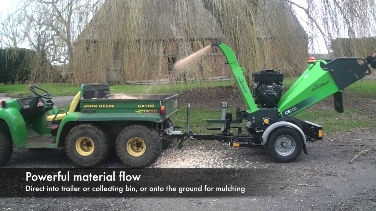 GreenMech CS100 Wood Chipper