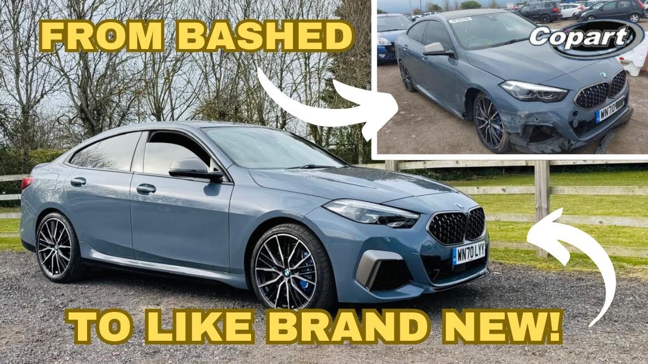 WE REBUILT A WRECKED 2020 BMW M235i FROM COPART SALVAGE AUCTION