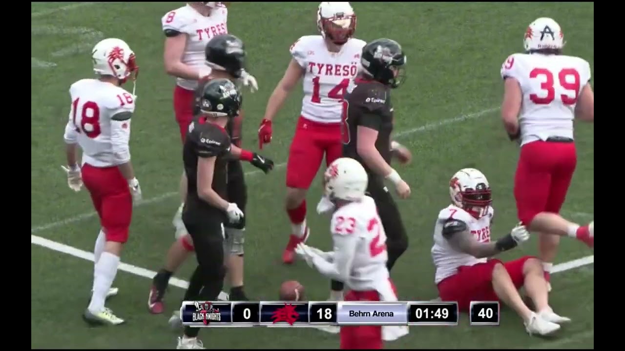 Tyres&ouml; Royal Crowns @ &Ouml;rebro Black Knights Highlights || Week 5 || Super Seriens 🇸🇪