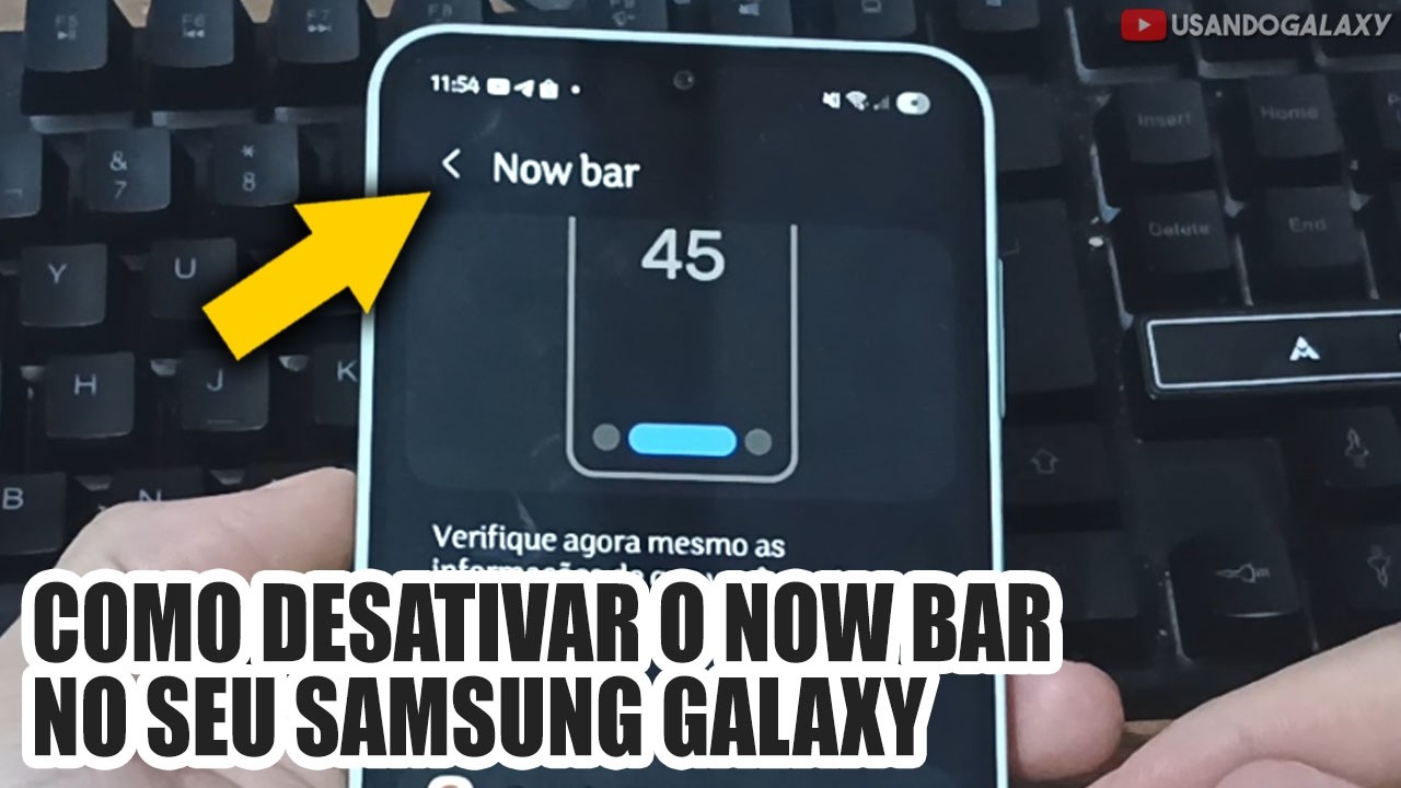 Como DESATIVAR o NOW BAR no SEU SAMSUNG GALAXY