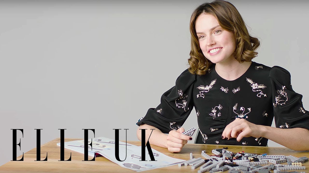 Daisy Ridley Builds A Millennium Falcon (While Answering Our Questions)