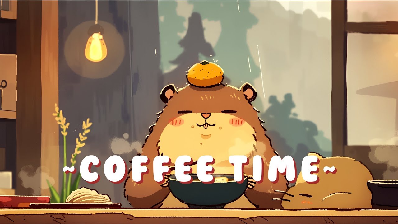 Capybara Lofi Music Station - Chill Beats to Help You Relax ~ Soothing Ambiance ~ 🦫 📝