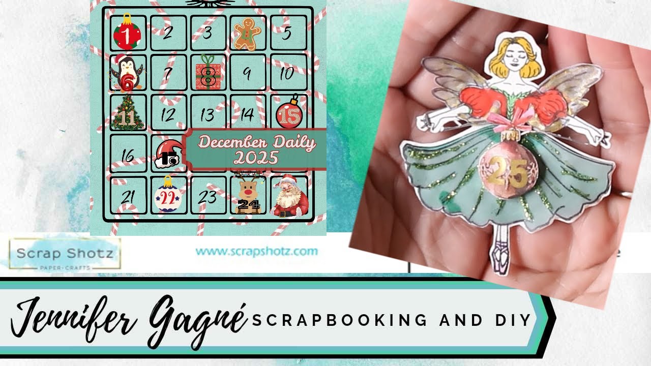 Scrappin' With @ScrapShotz /DAILY MARKERS with CraftersCompanion/ Nutcracker-Inspired! DecemberDaily