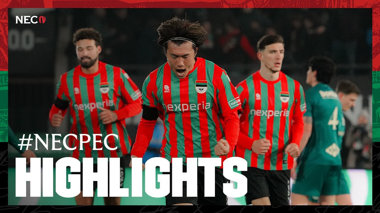 N.E.C. bindt ook PEC Zwolle aan de zegekar | Highlights 