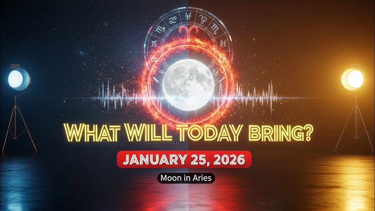 Today's horoscope | January 25, 2026 Itwar | Today in Aries | All zodiac signs' future 🔮