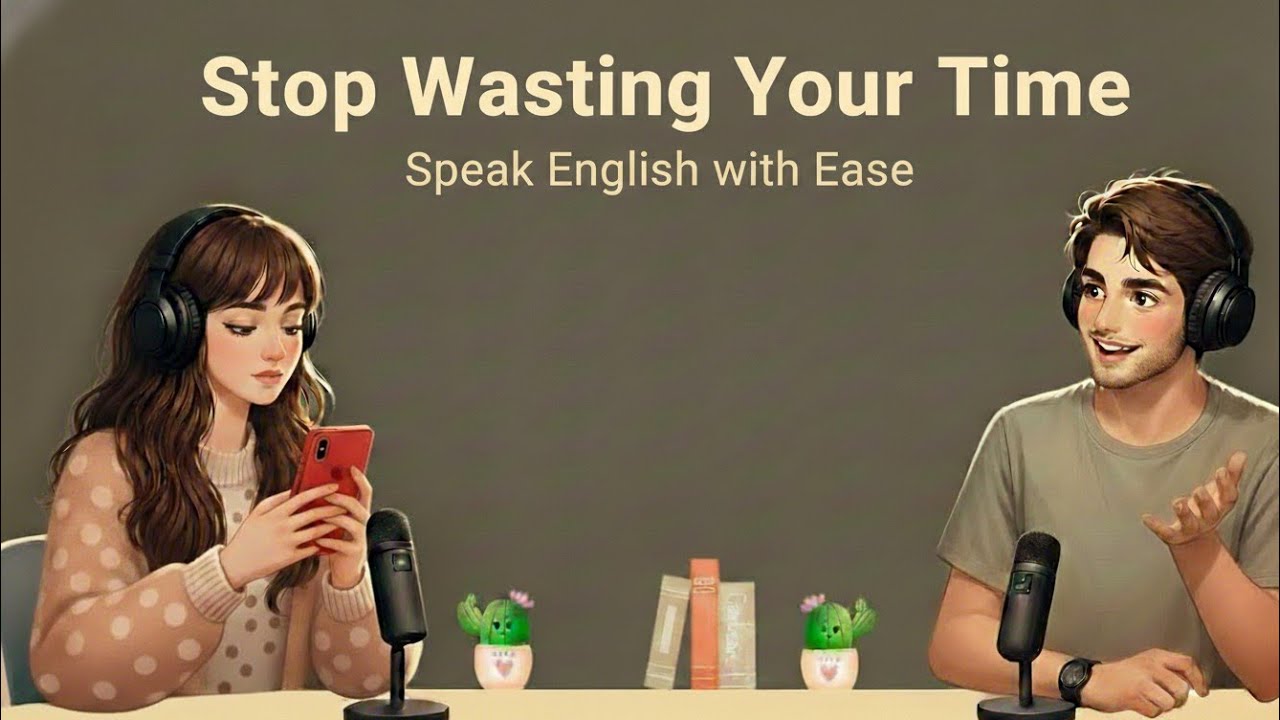 Stop Waste Your Life | English Podcast for Easy Conversation in Daily Life | Learn English Fast