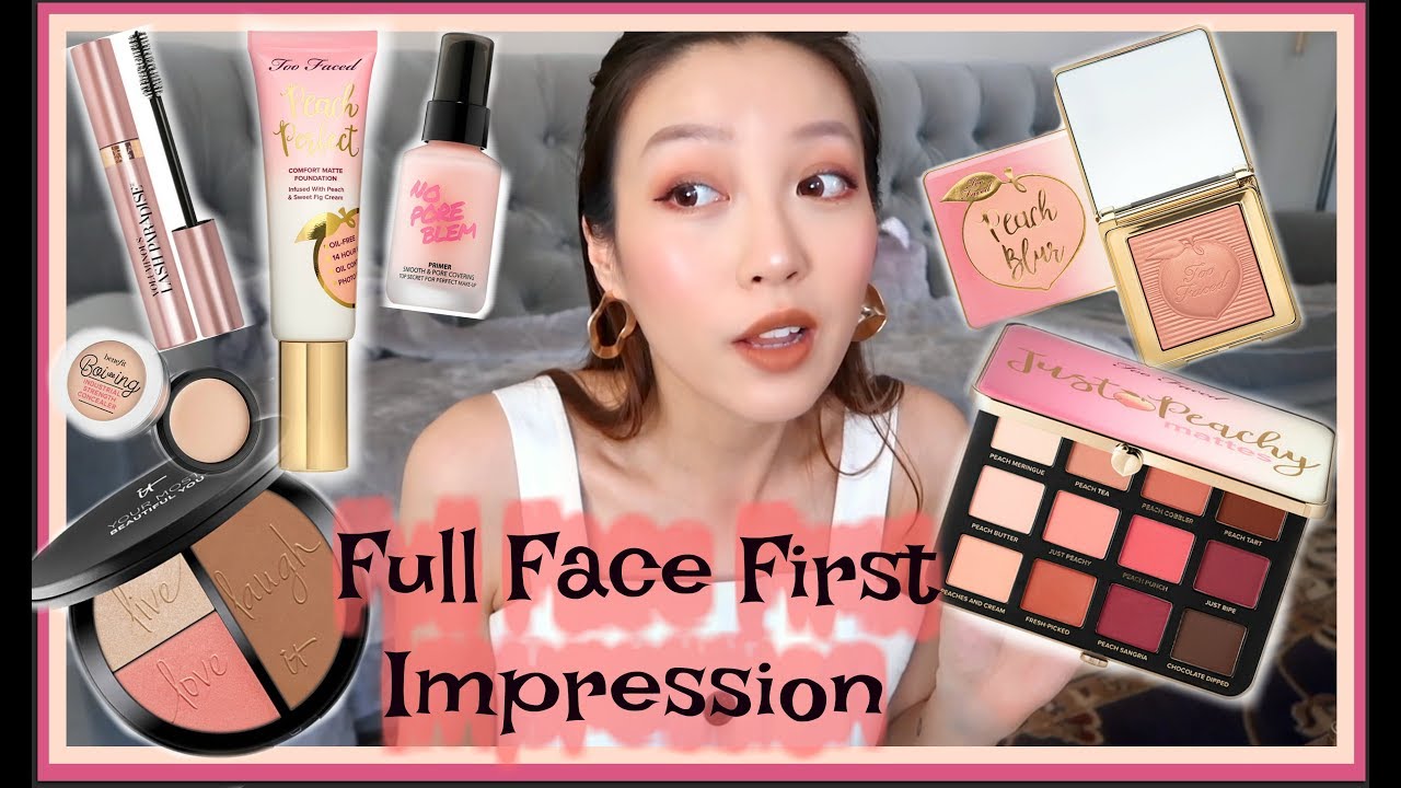 新买的彩妆好用吗？全脸新品实测 l Full Face First Impression l too faced l it cosmetics l Dior l Benefit...