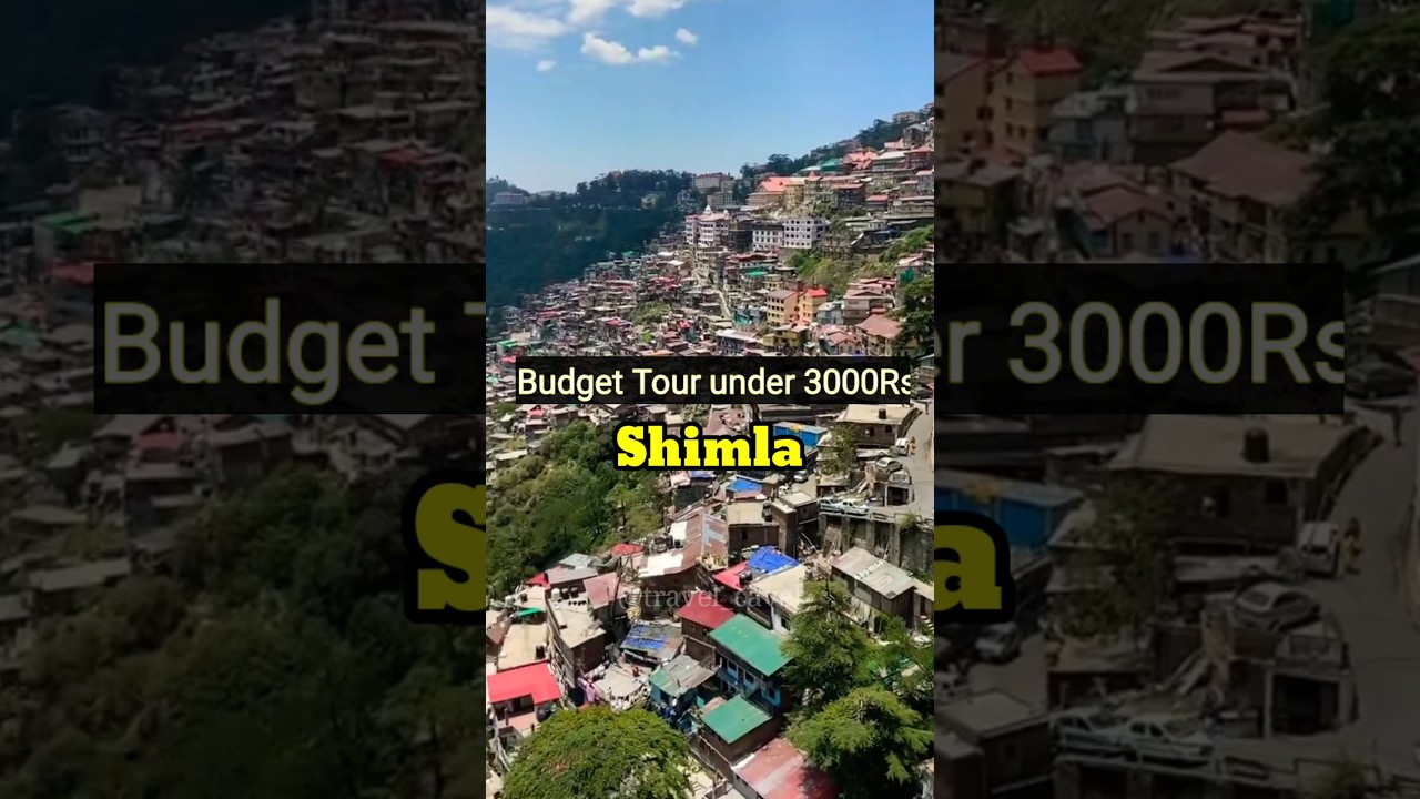 Shimla Budget Tour Under 3000Rs #shorts #short # #shortsvideo #shortvideo #viral #travel #shimla