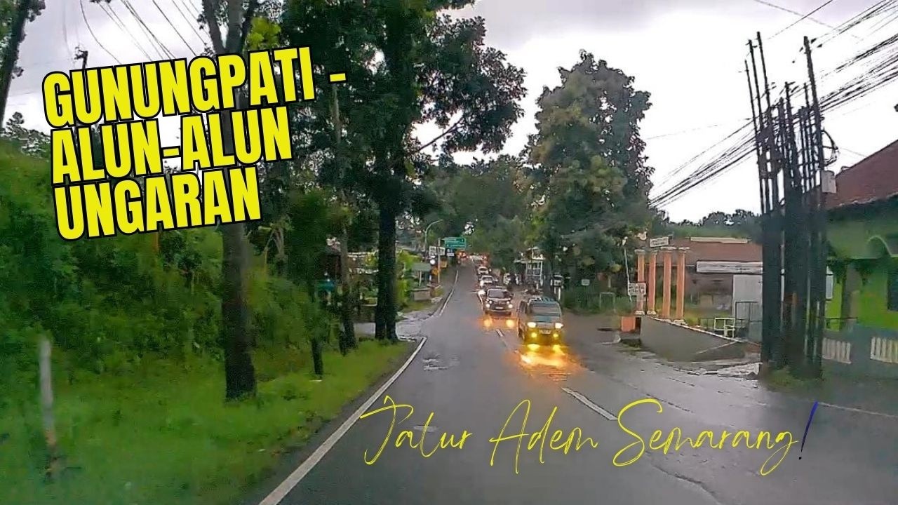 Perjalanan dari Gunungpati ke Alun Alun Ungaran – Begini Kondisi Jalannya!