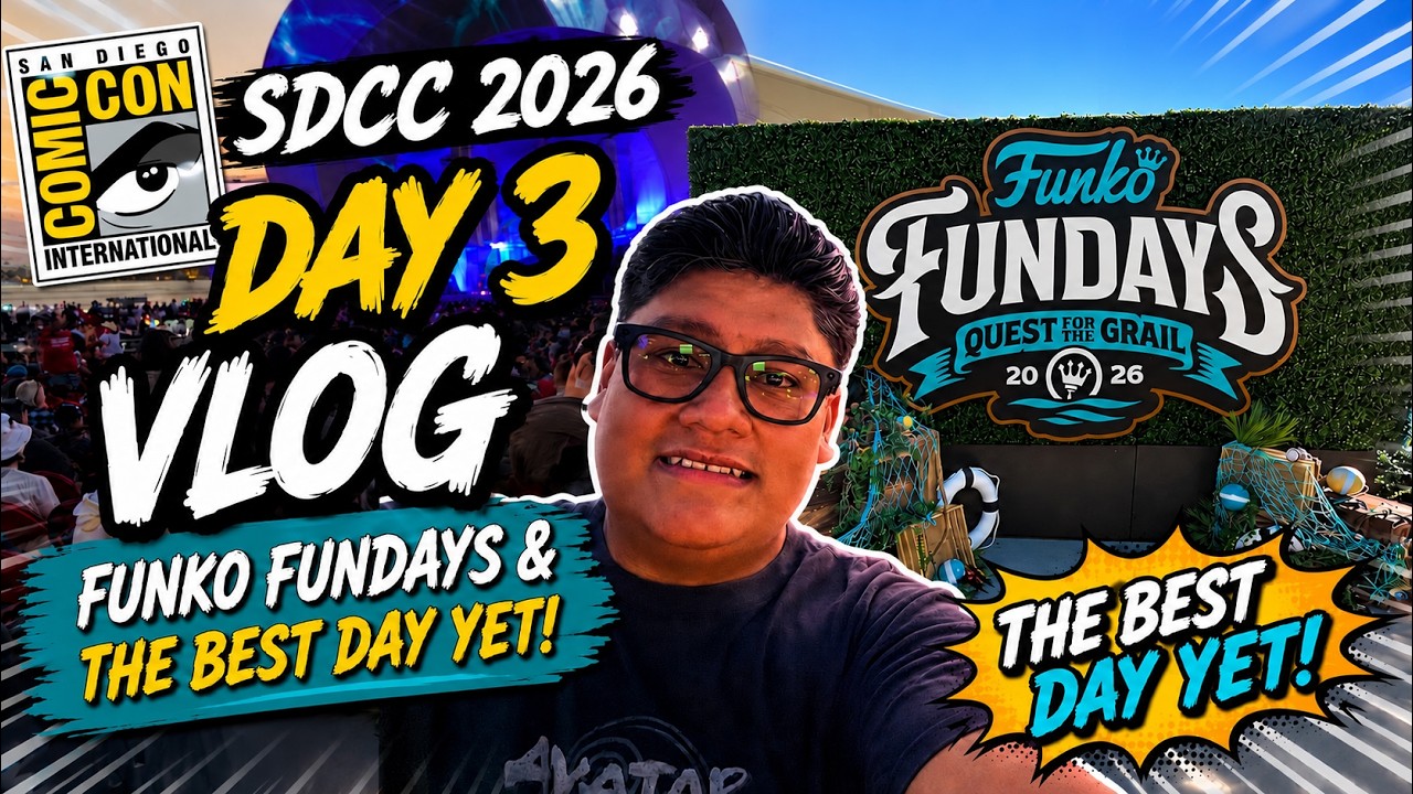 Влог о 3-м дне SDCC 2026: Funko Fundays и лучший день из всех