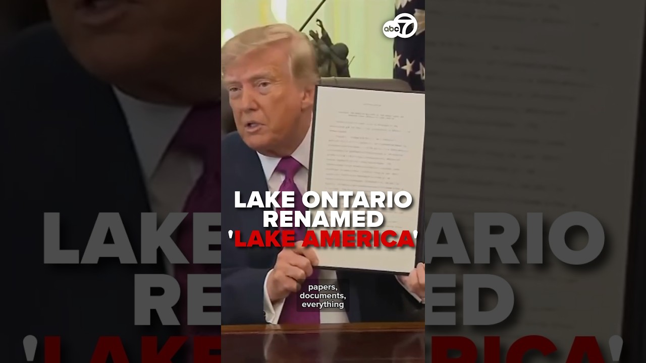 Трамп только что ПЕРЕИМЕНОВАЛ озеро Онтарио!