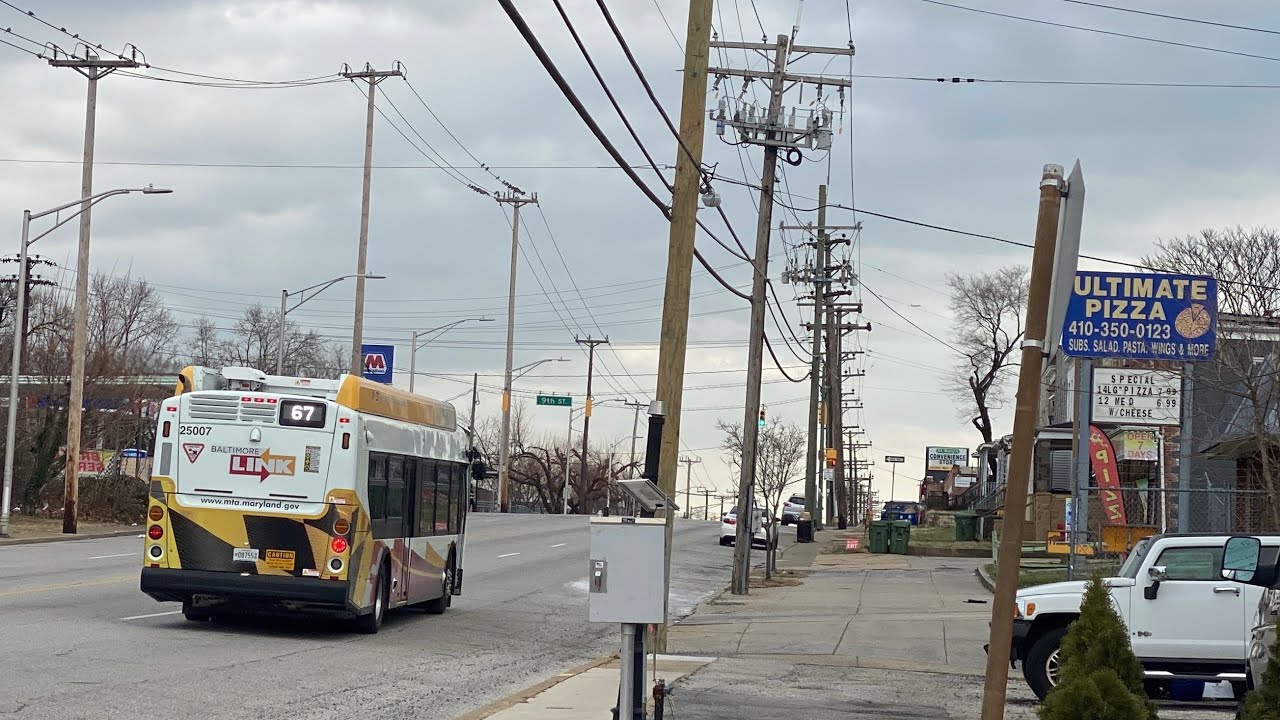 First Day of Service! | MTA Maryland: 2025 New Flyer XDE40 #25007 | LocalLink 67