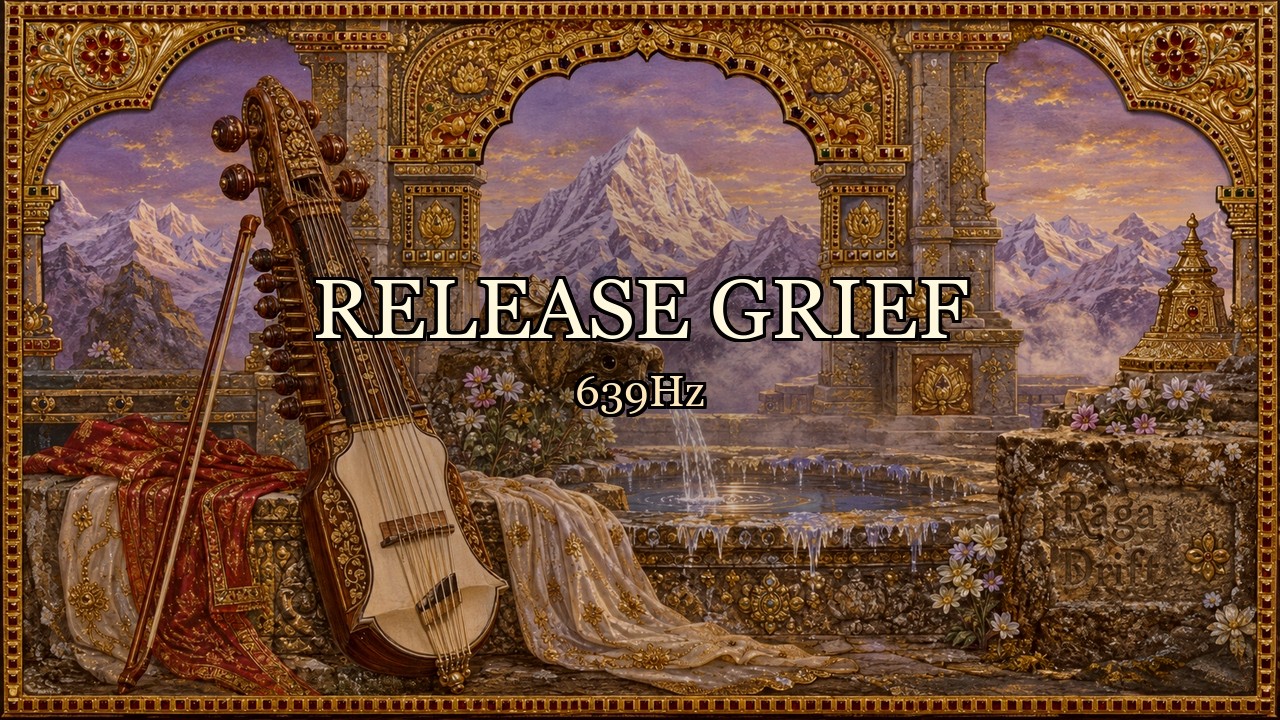 Carrying Grief? 639Hz Sarangi for Releasing Emotional Weight | 1 Hour