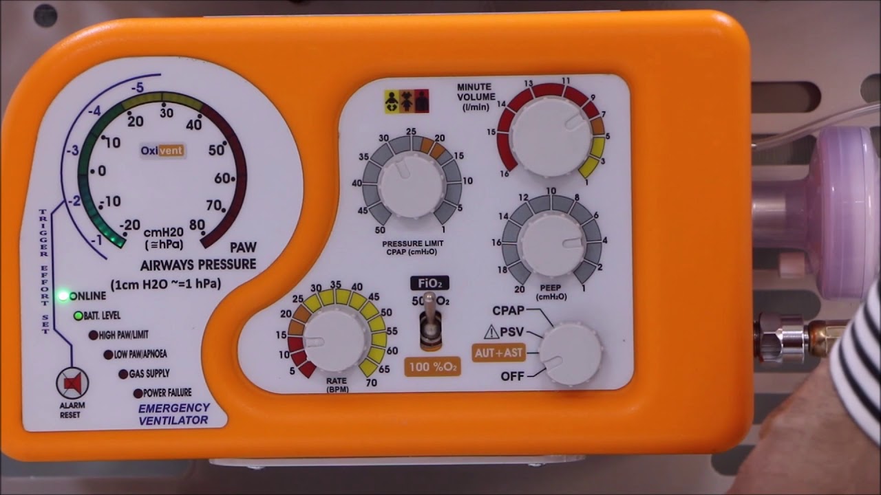 Emergency ventilatör