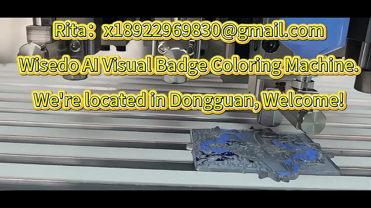 Wisedo AI visual badge coloring machine
