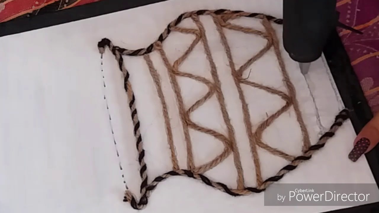Jute nd Woolen Scenery/Rope Craft/Woolen Craft ideas