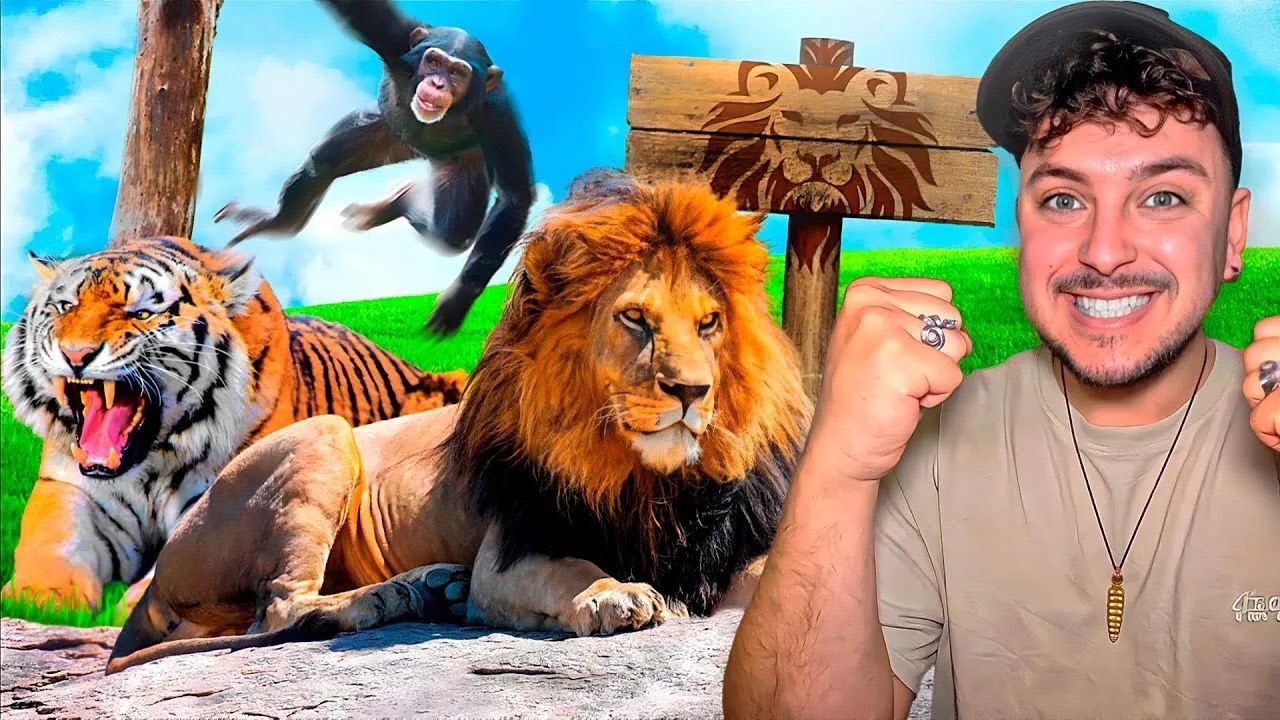 Visité un SANTUARIO para LEONES, TIGRES y CHIMPANCÉS en España
