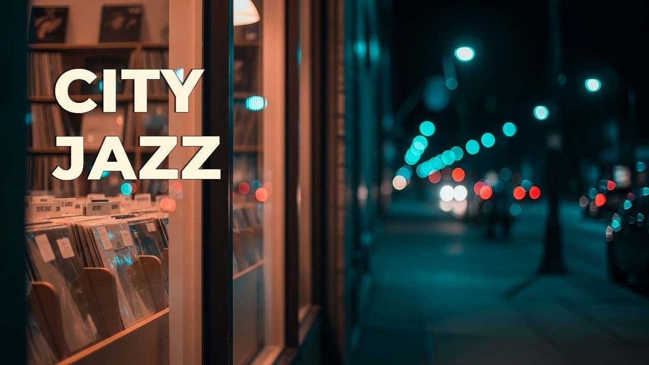 🎧𝑷𝒍𝒂𝒚𝒍𝒊𝒔𝒕 / Midnight Blue City 🌙 | Melancholy Piano & Guitar Jazz for Late Night Focus