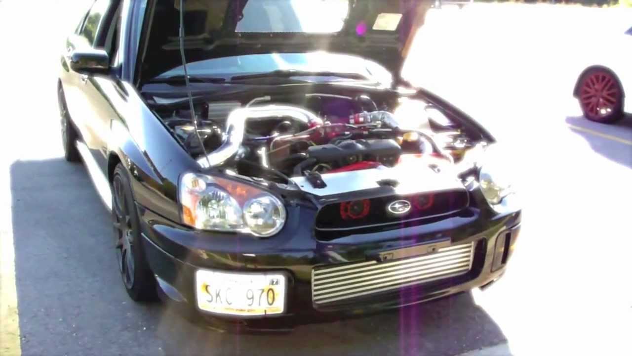 500 awhp Subaru wrx sti perrin rotated GT3582R turbo kit