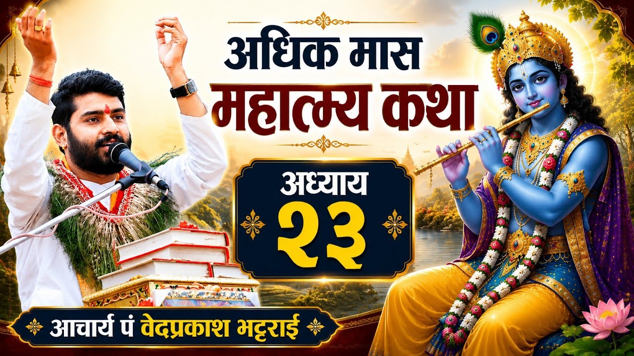 पुरुषोत्तममास महात्म्य कथा | अध्याय २३ | By bedprakash guru 