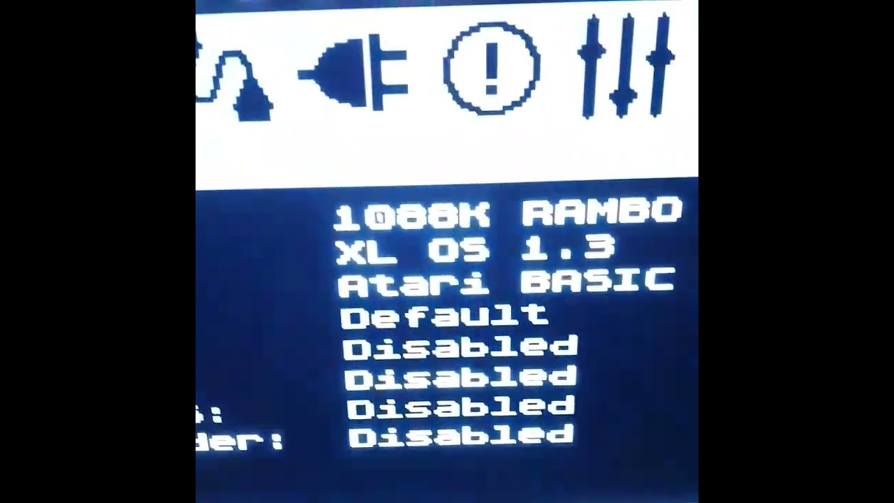 Atari 600XL + SAVO XL, VBXE, Ultimate 1MB, SRAM 64K v3,  XRGB Framemeister, Philips OLED 65