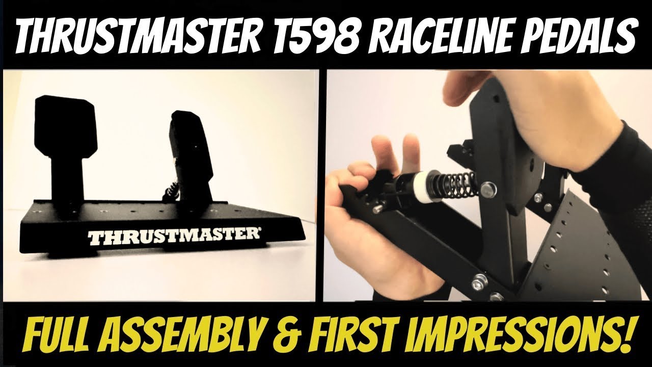 Thrustmaster T598 Raceline Pedals | Full Assembly, Important Observations & First Impressions!