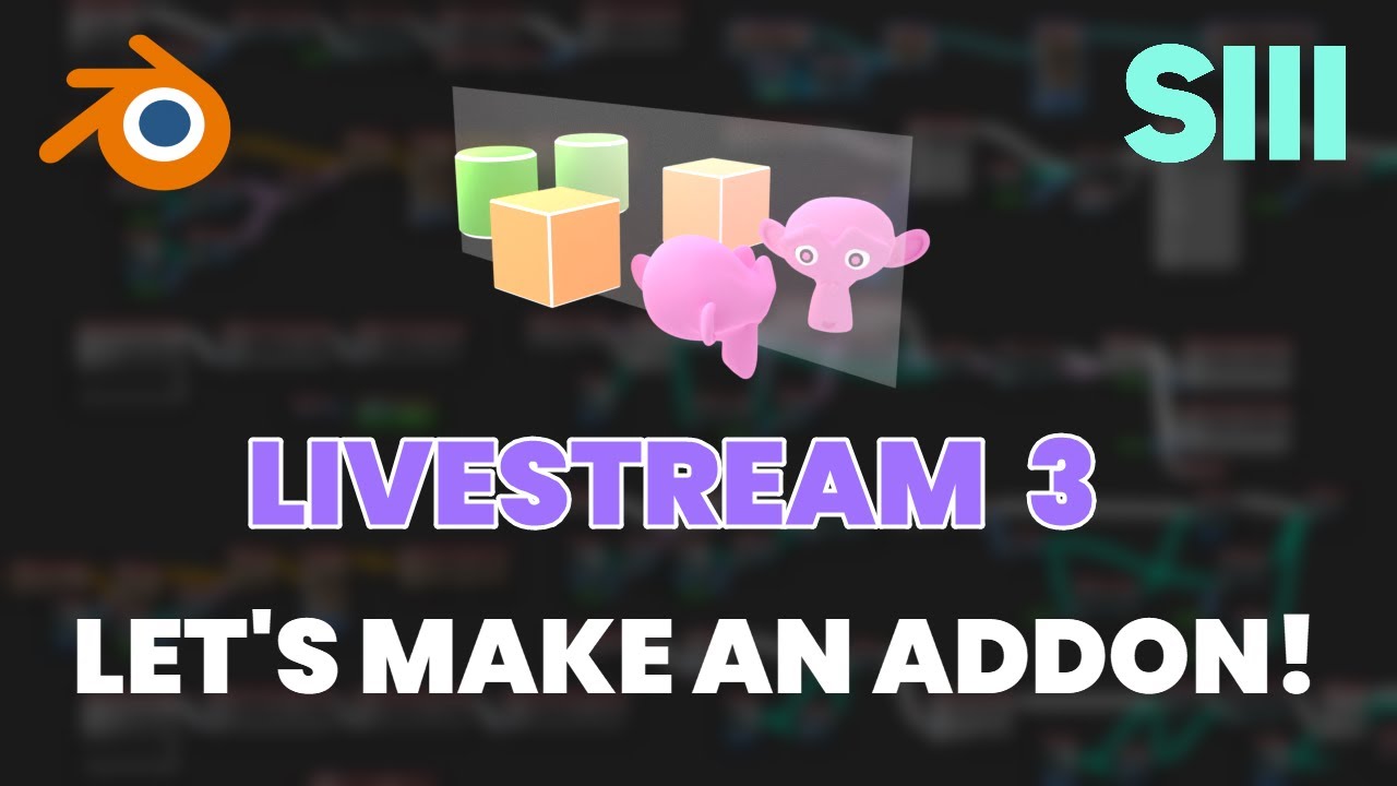 Blender Serpens 3 - Livestream 3 - Coding a Better Mirror Addon
