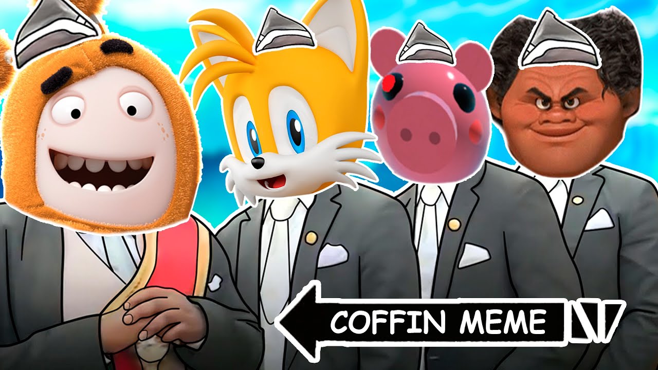 Coffin Dance Meme - Oddbods, Tails, Moana, Piggy Roblox (Cover)
