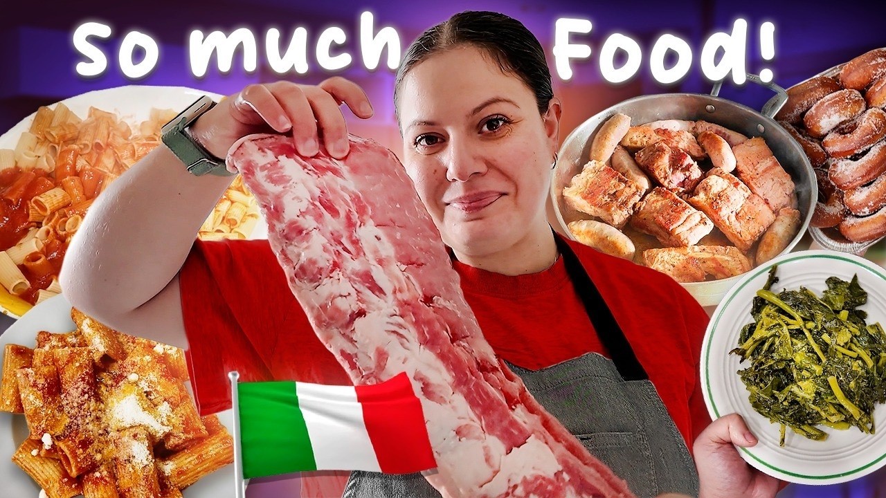 Что я приготовила на итальянский воскресный ужин! 🇮🇹🍝🍖