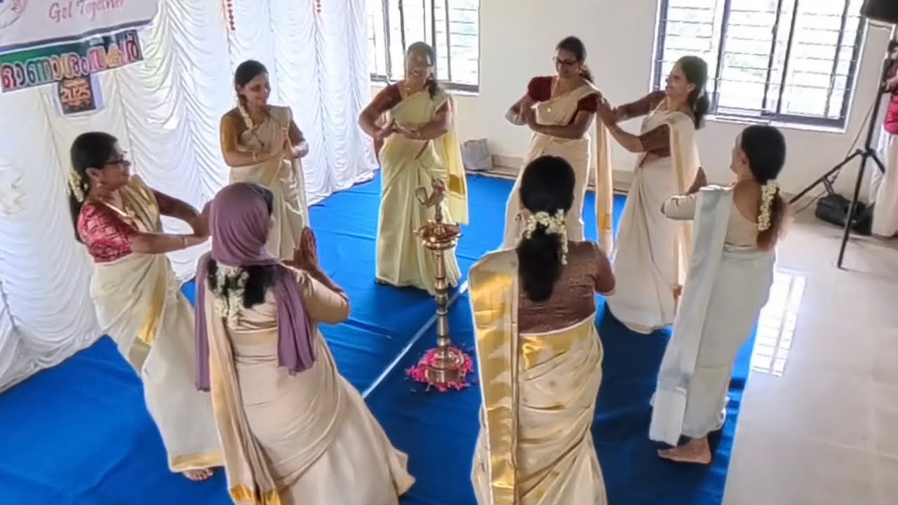 Onam Celebration | Thiruvathira #onam2025 #thiruvathira #dance #keralasaree #festivevibes