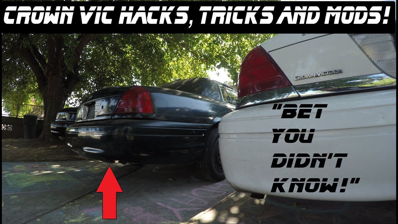 4 Crown Vic Hacks, Mods Tricks & Tips! Police Interceptor