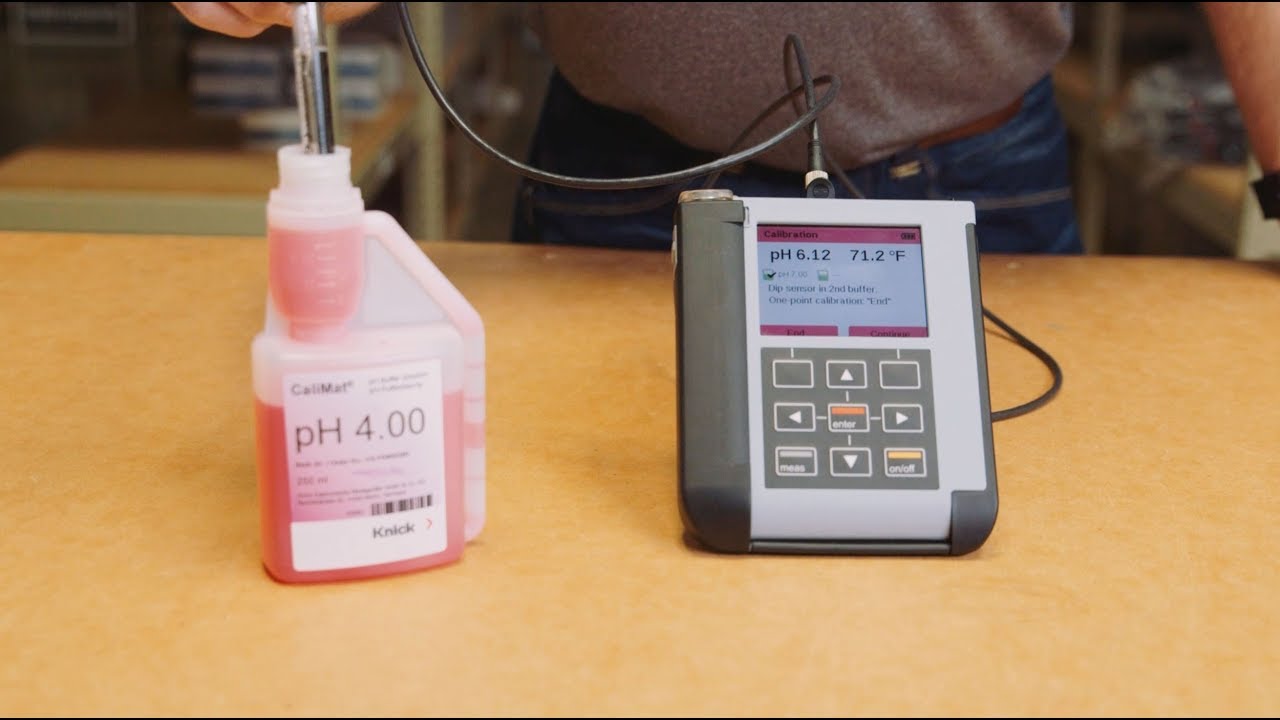 pH Sensor Calibration with the Portavo 907 Multi