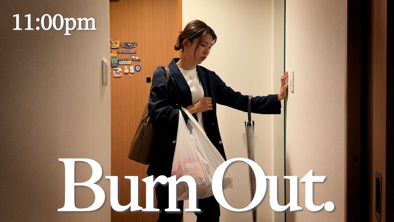Tokyo Office 1 Day Routine | 7am&ndash;1am 🇯🇵 Overwork, Late-Night Shin Ramen & Cats
