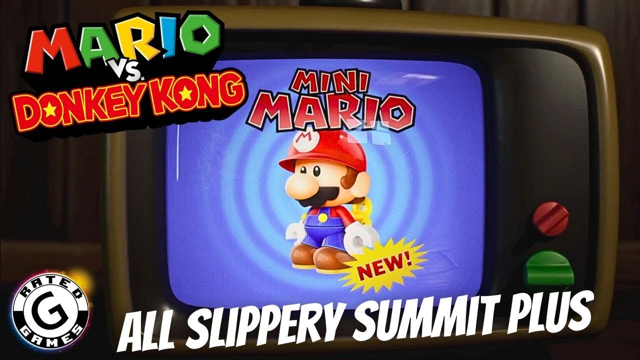 Mario vs Donkey Kong ⭐❄️ ALL Slippery Summit Plus ❄️⭐