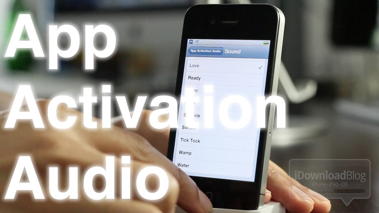 App Activation Audio