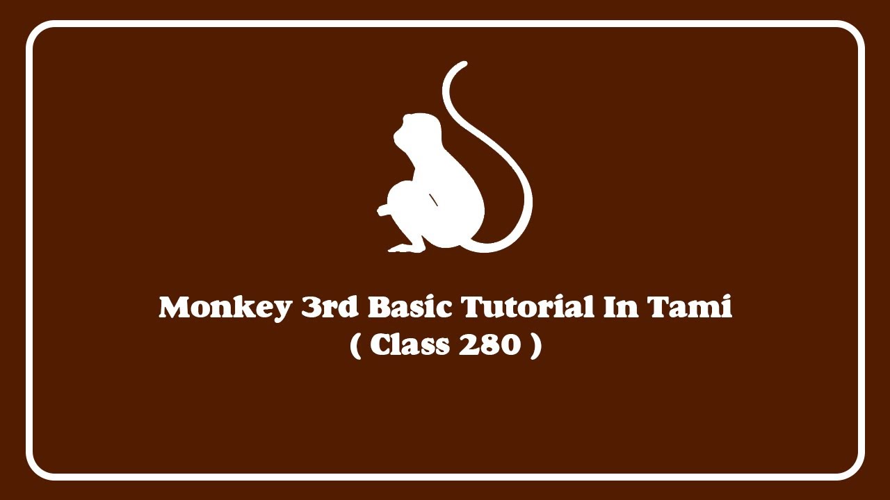 Monkey 3rd Basic | Lesson | Tutorial In Tamil | Class 280 | Martial Arts Training