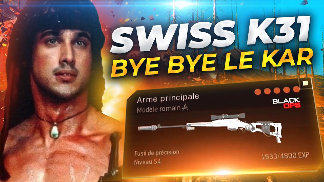 DEPUIS LA MISE A JOUR, LE SWISS K31 EST LE MEILLEUR SNIPER DU JEU