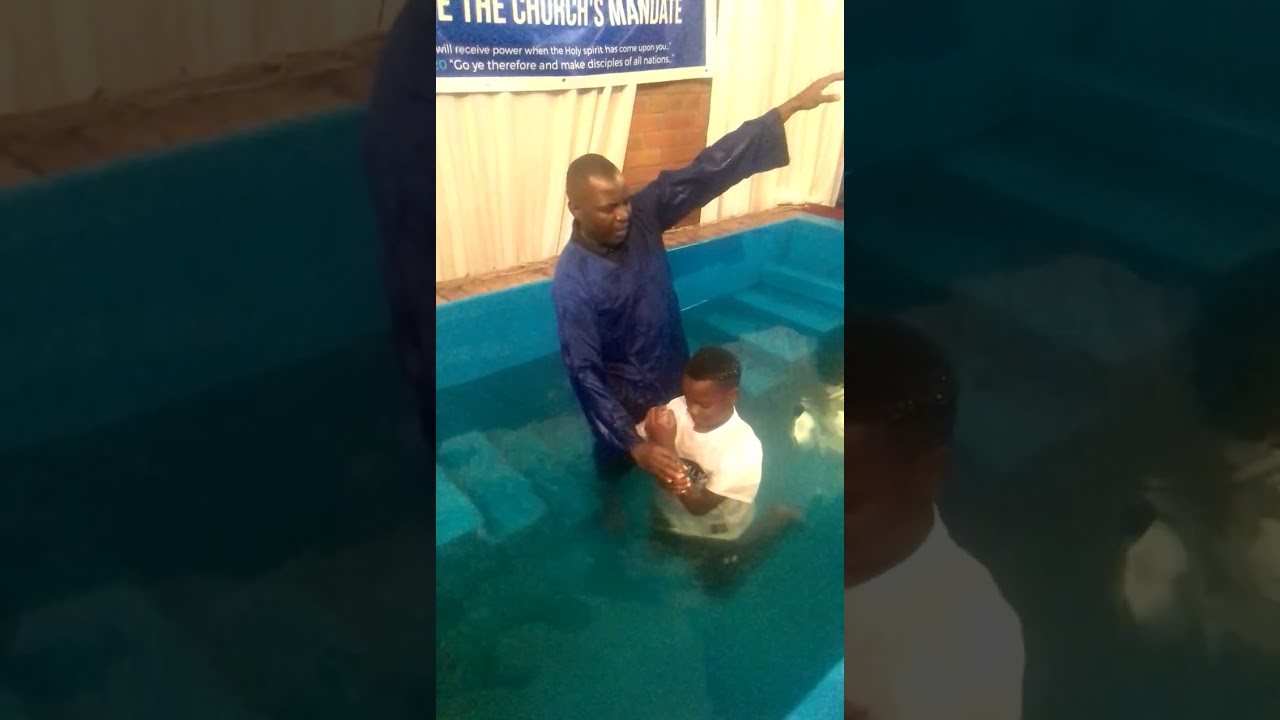 Anesu Adonai Zarire Baptism  at Harare Christian church by Pastor Zulu on the 16 of April 2023