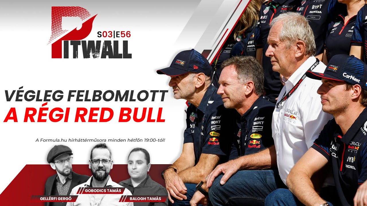 Pitwall: Végleg felbomlott a régi Red Bull (S03E56)