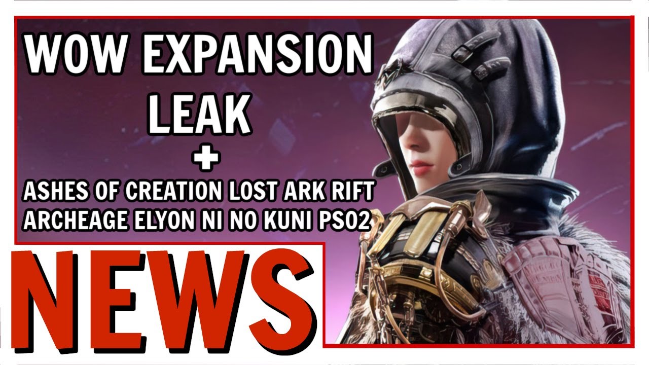 MMO News Drop: Ashes of Creation, Lost Ark, WoW's Expansion Leak and More!