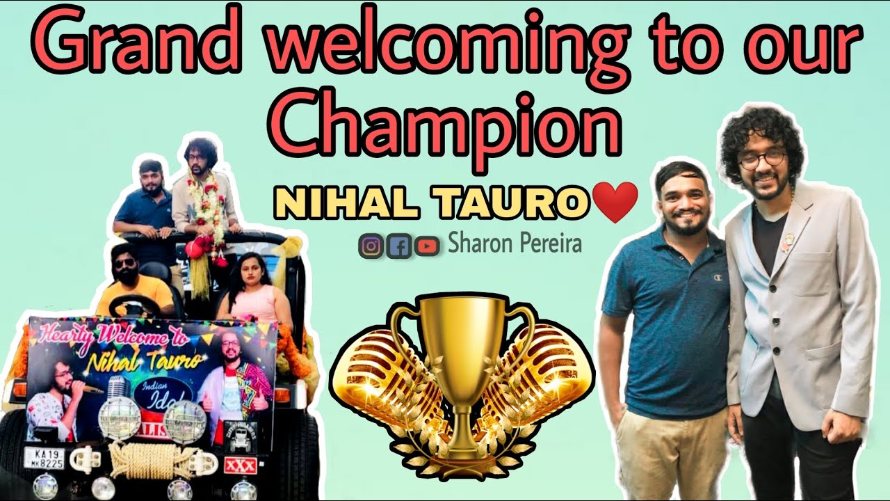 Welcoming Indian Idol Finalist 2021 || Nihal Tauro || SP Vlogs