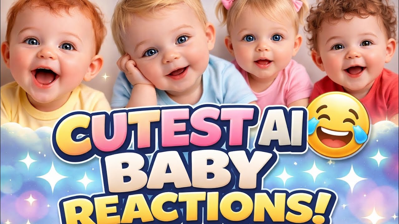 Try Not To Smile – Cutest AI Baby Reactions 😍